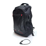 Mochila Flb Portanotebook Impermeable 18 1926 Negra  Usb